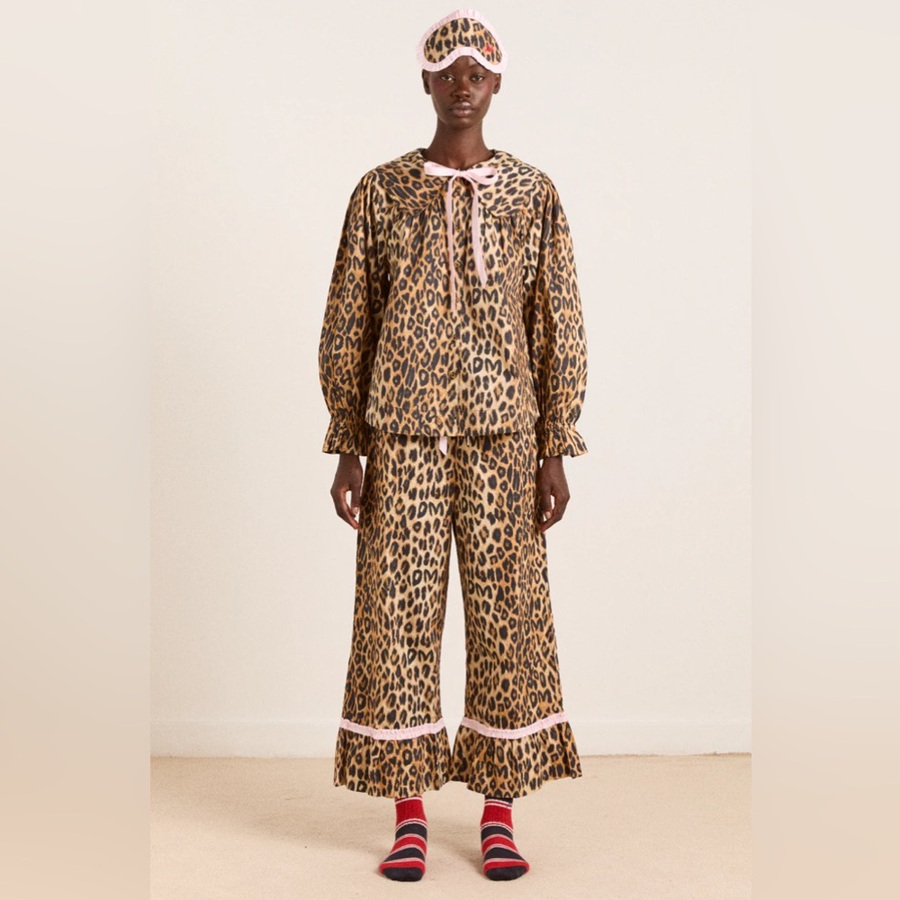 Damson Madder Felice PJ Set - Leopard